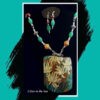 Lilies in the Sun Gourd Necklace Set - Image 5