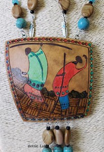 Navaho Shepherds Gourd Shard Necklace Set