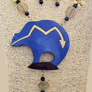 The Blue Bear Gourd Necklace Set