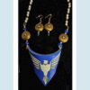 White Thunderbird Gourd Shard Necklace Set - Image 7