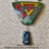 Circles and Triangles Gourd Shard Necklace Set - Image 2