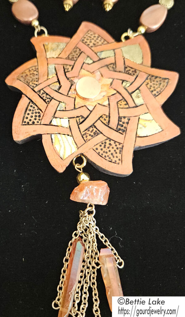 The Copper Star Gourd Shard Necklace Set