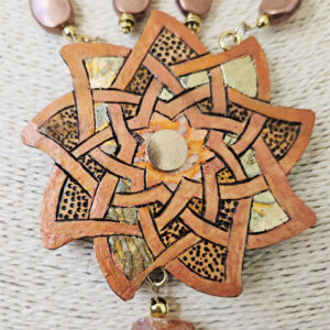 The Copper Star Gourd Shard Necklace Set