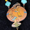 The Call of the Kokopelli Flute, Gourd Shard Necklace Set - Image 4