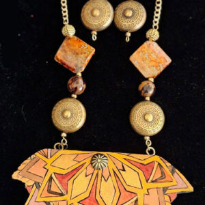  The Desert Star Flower Gourd Shard Necklace Set (Copy)