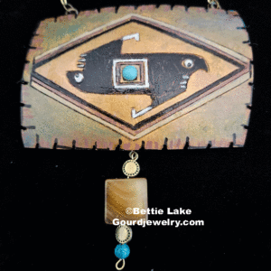 Sacred Duality Gourd Shard Necklace Set