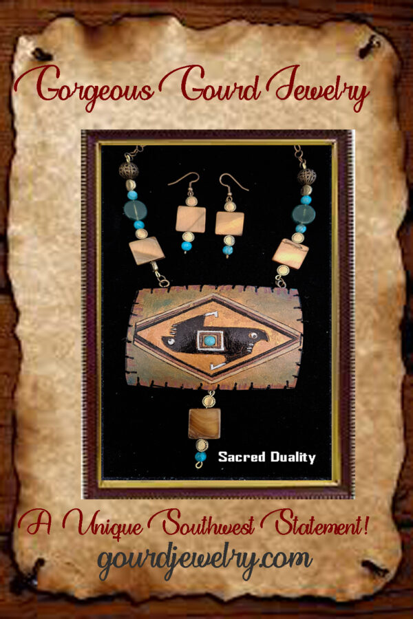Sacred Duality Gourd Shard Necklace Set - Image 6