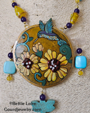 Blue Hummer with Yellow Flowers