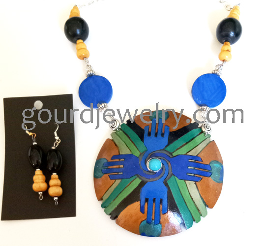 necklace on white