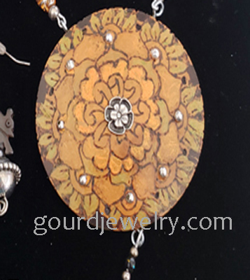 Elephant Dream Gourd Shard Necklace Set - Image 4