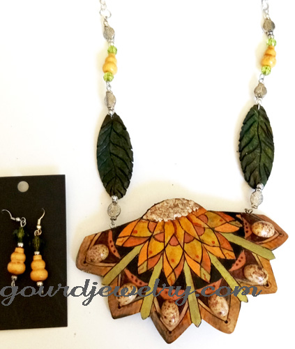 necklace on white